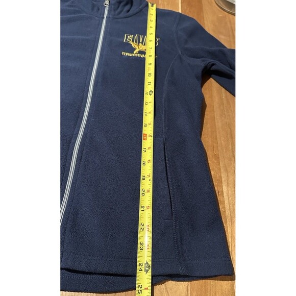 Elvis Presley Festival Fleece Zip-front Navy Micro fleece Women’s Size Small - Picture 7 of 7
